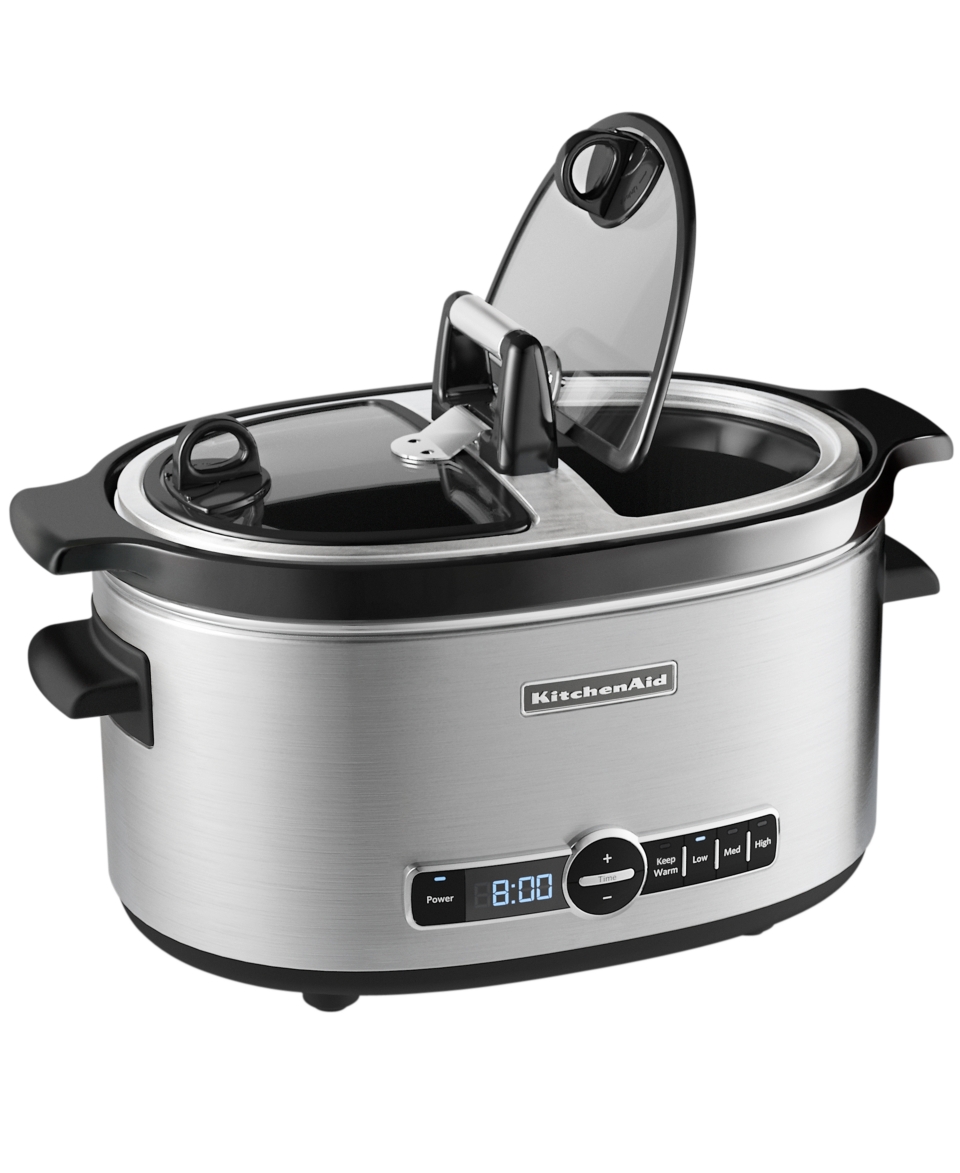 KitchenAid KSC6222 Slow Cooker, 6 Qt. Hinged Lid   Electrics   Kitchen