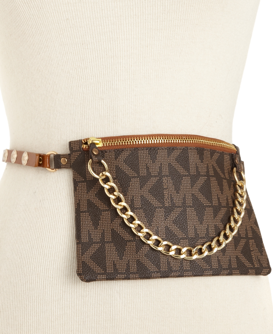 MICHAEL Michael Kors Belt, MK Cutout Logo Disc