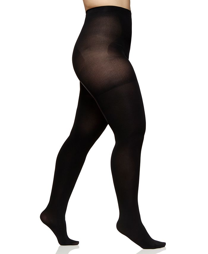 Berkshire Women's Easy-On Queen Plus Size Max Coverage Tights 5036 ...