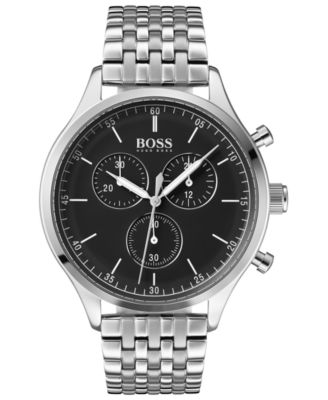 hugo boss watch stainless steel