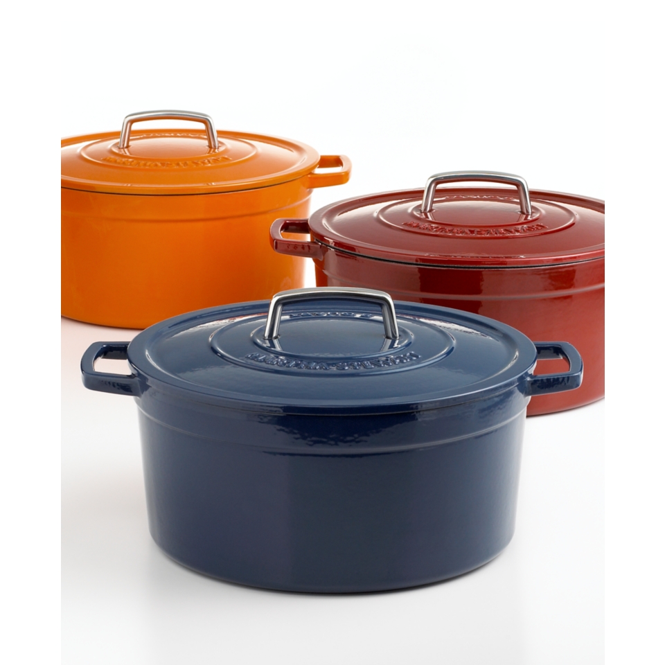   Collection Collectors Enameled Cast Iron Round Casserole, 8 Qt