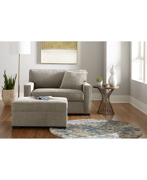 Furniture Radley 54 Fabric Chair Bed Created For Macy S Reviews Chairs Furniture Macy S