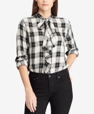 ralph lauren ruffle shirt