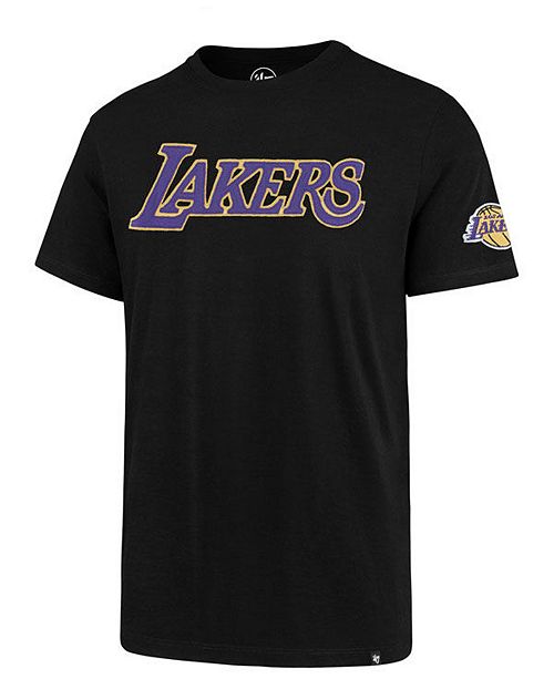 47 Brand Men S Los Angeles Lakers Fieldhouse T Shirt Reviews Sports Fan Shop By Lids Men Macy S