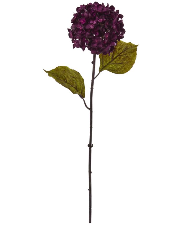 Nearly Natural 22" Fall Hydrangea Artificial Flower, Set of 6 & Reviews - Home - Macy's