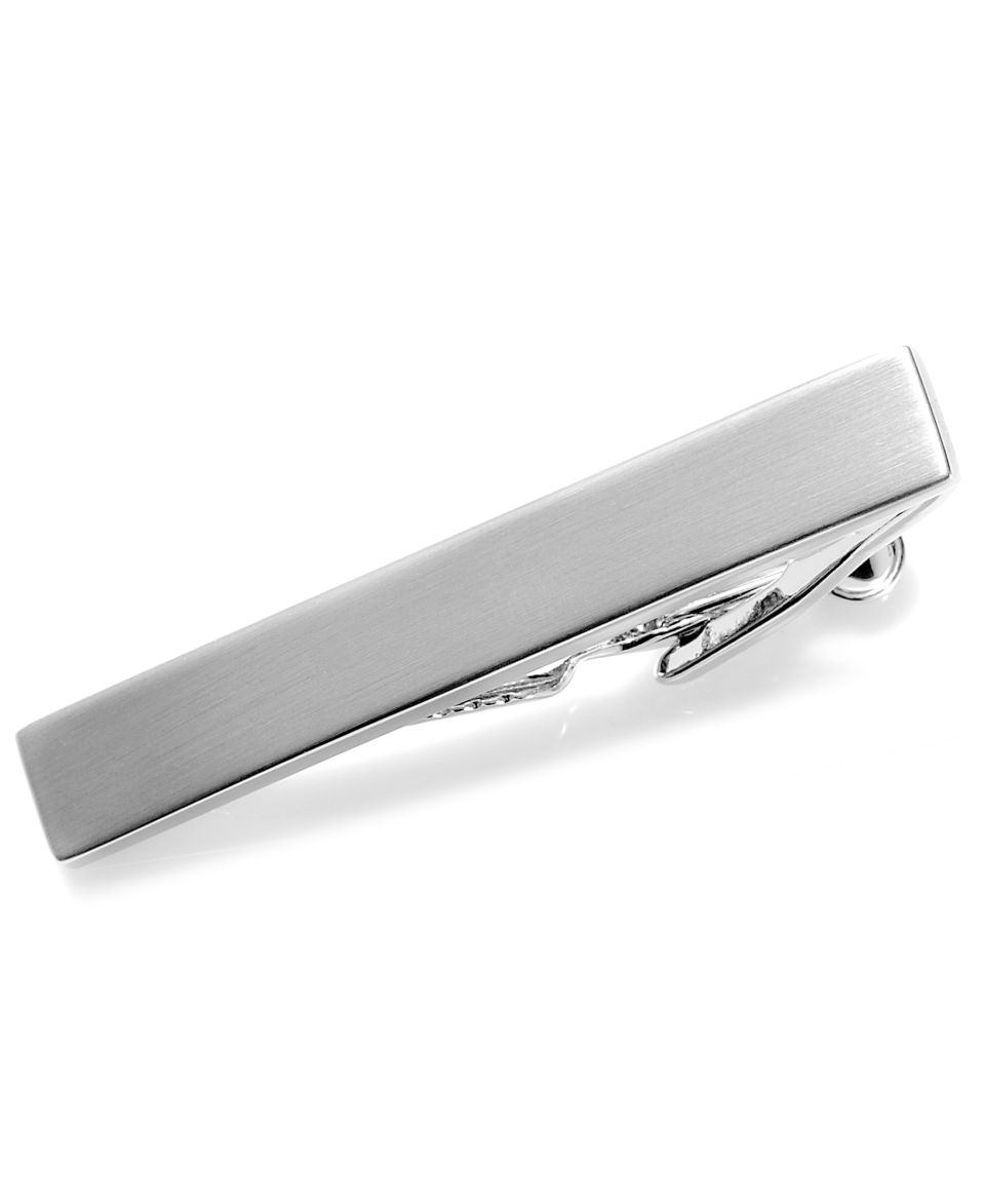 Kenneth Cole Reaction Tie Clip, All Tied Up Polished Silver   Mens