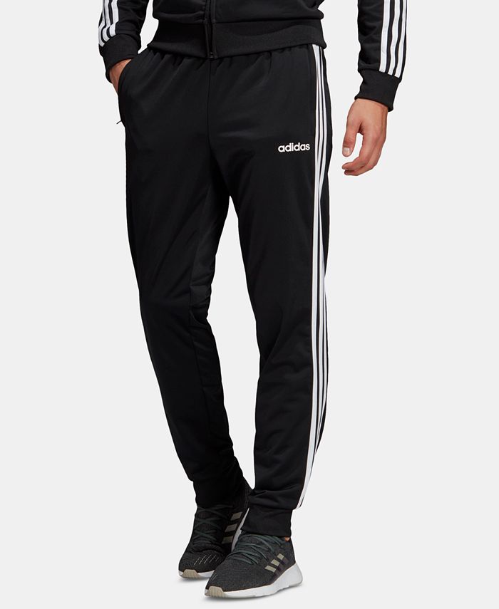 adidas Men's Essentials 3-Stripes Tapered Tricot Joggers & Reviews ...