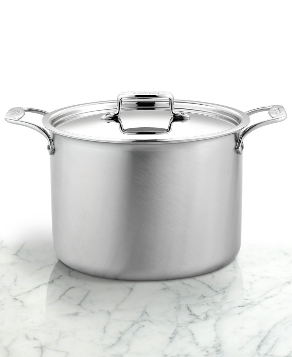 Stainless Steel Covered Stockpot, 12 Qt.   Cookware   Kitchen