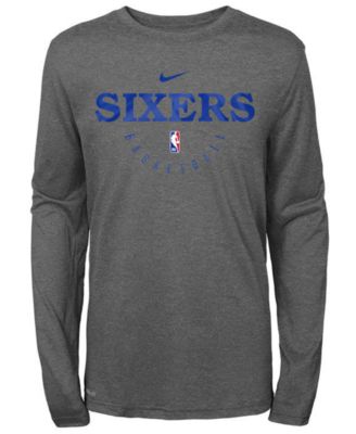long sleeve sixers shirt