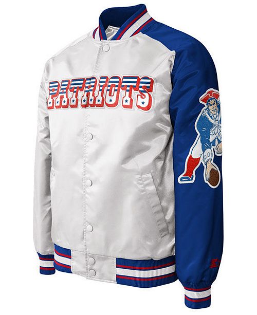 G Iii Sports Men S New England Patriots Starter Dugout Championship Satin Jacket Reviews Sports Fan Shop By Lids Men Macy S