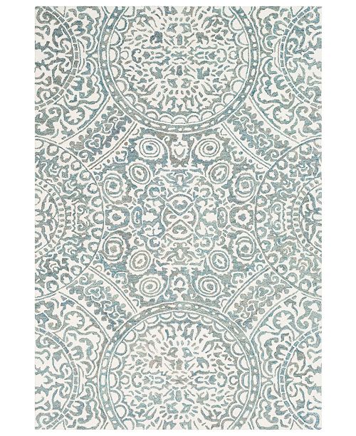 Surya Cassini Csi 1000 Teal 8 X 10 Area Rug Reviews Rugs Macy S
