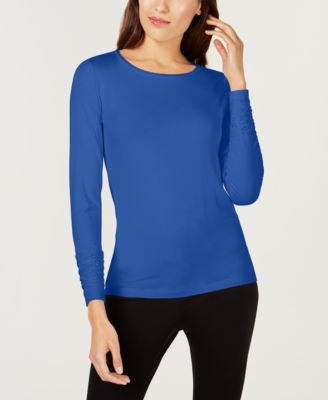 macys womens long sleeve tops