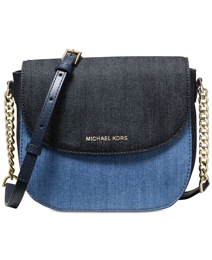 Michael Kors Signature Denim Half Dome Created for Macy's & Reviews - Handbags & Accessories - Macy's