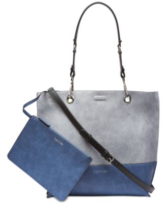 macy's calvin klein reversible tote