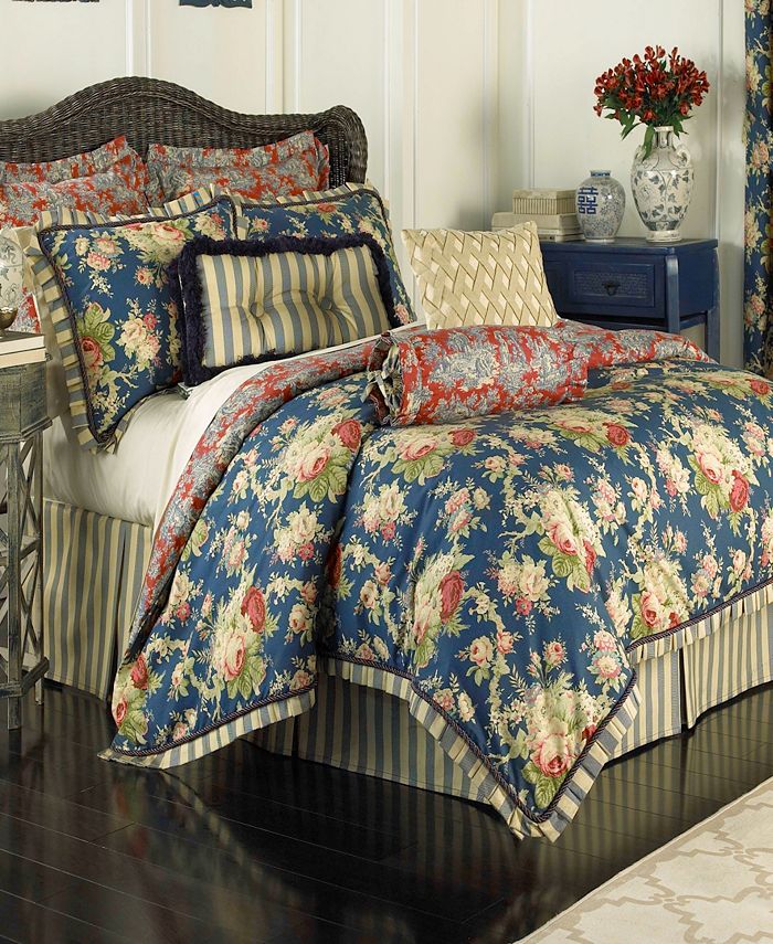 Waverly Sanctuary Rose King Comforter Set & Reviews Bedding