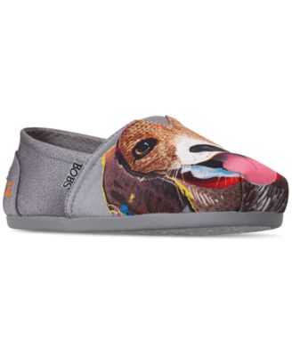 toms shoes with dog print