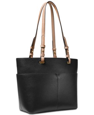 bedford pebble leather pocket tote