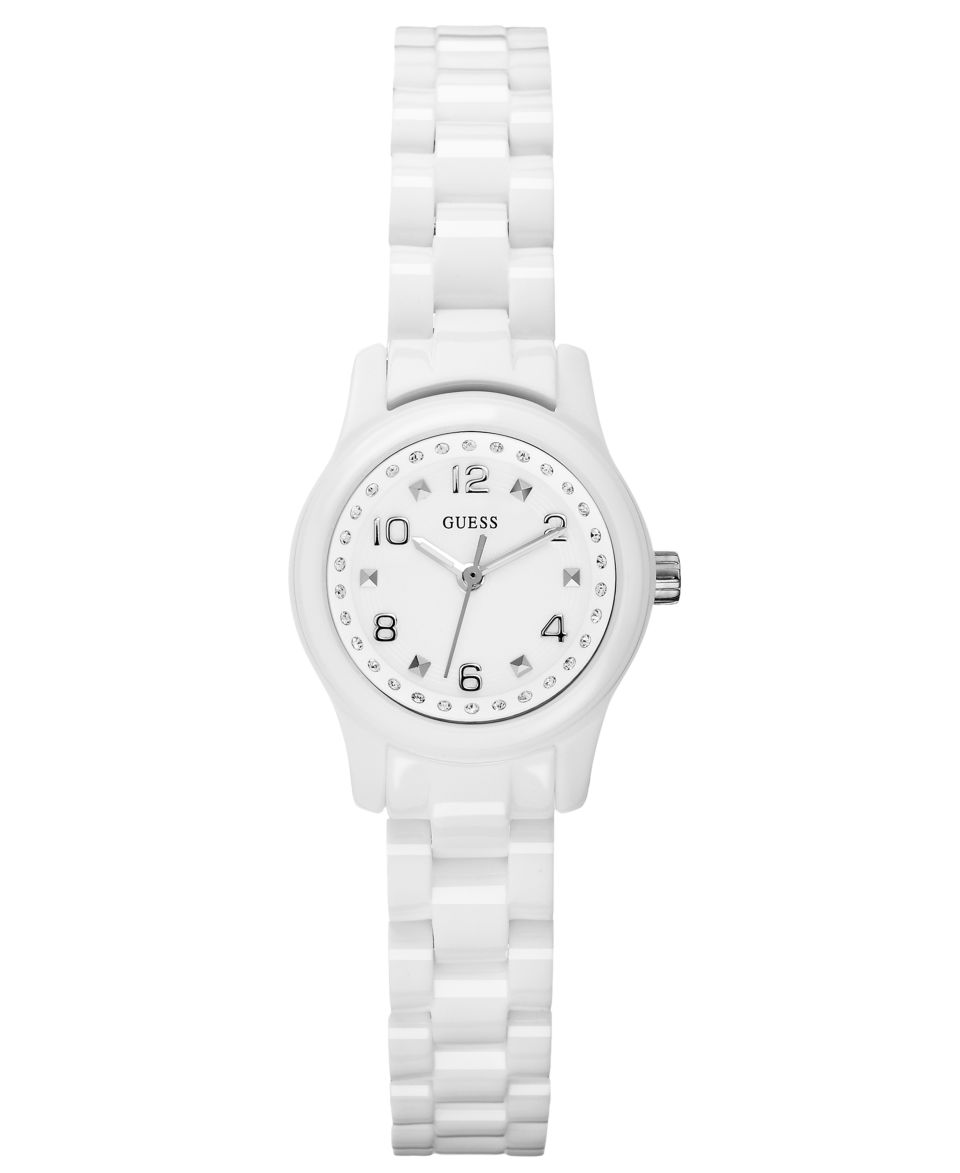 Anne Klein Watch, Womens White Plastic Bracelet 10 9179WTWT   All