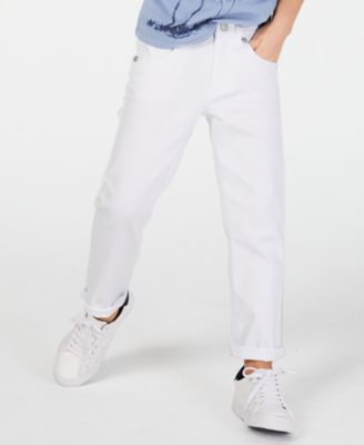 macy's white jeans