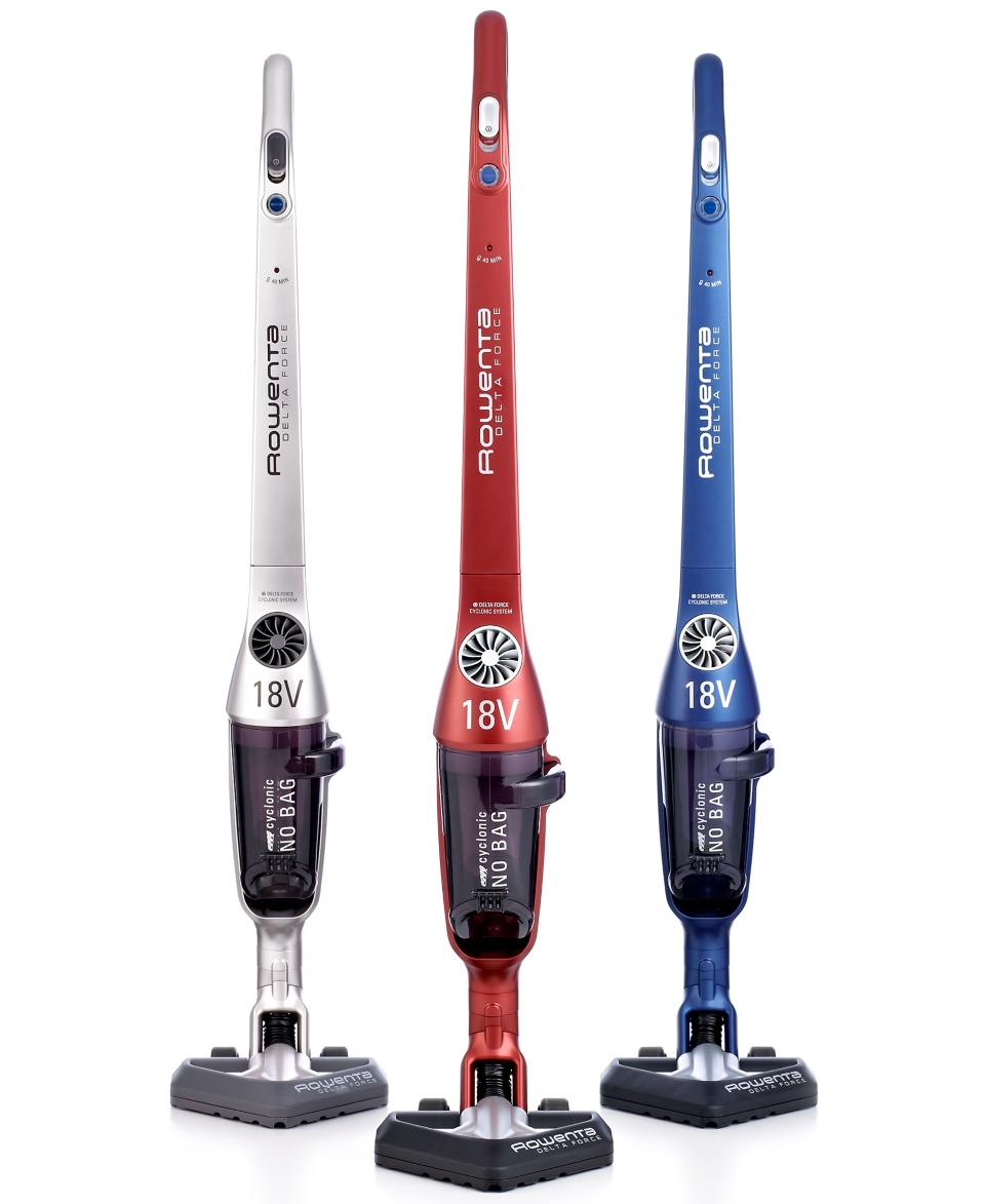 Rowenta Stick Vacuum, Delta Force Cordless Bagless Stick Vac Vacuums