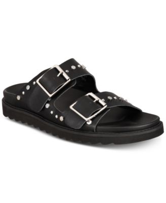 macy's black sandals