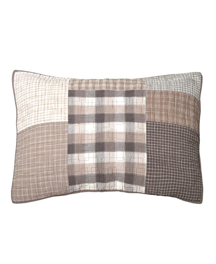 American Heritage Textiles Smoky Square Cotton Quilt Collection, King