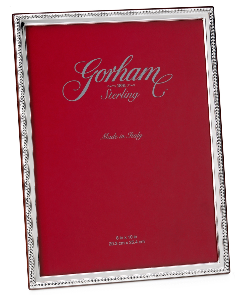 Gorham Picture Frame, Milazzo Sterling 8 x 10   Picture Frames   for