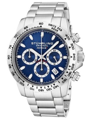 stuhrling silver watch
