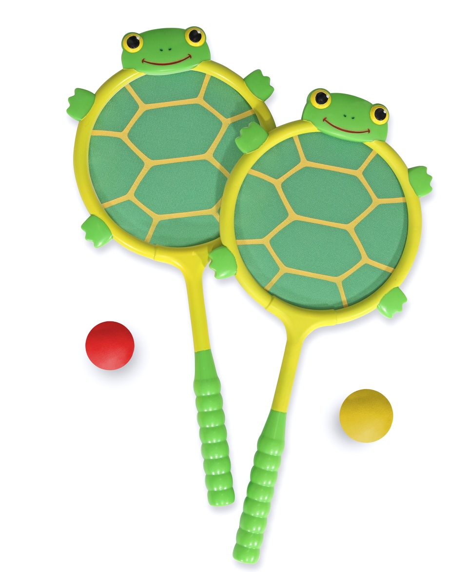 Melissa and Doug Kids Toy, Tootle Turtle Racquet and Ball Set