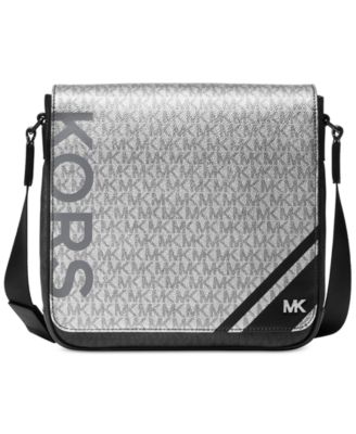 michael kors jet set men's crossbody bag black