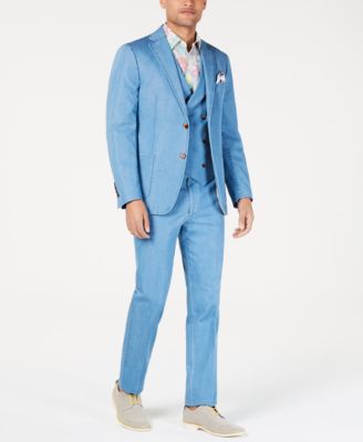 mens denim suit