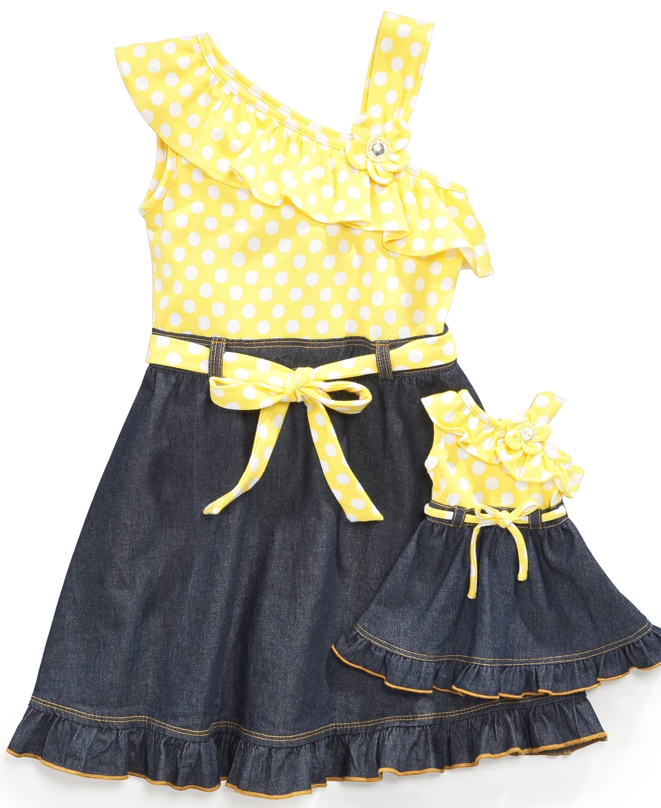 Sweet Heart Rose for Dollie and Me Kids Dress, Little Girls One 