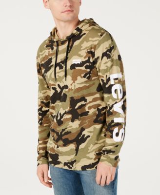 levi's camouflage hoodie