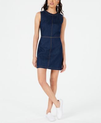 denim sheath dress