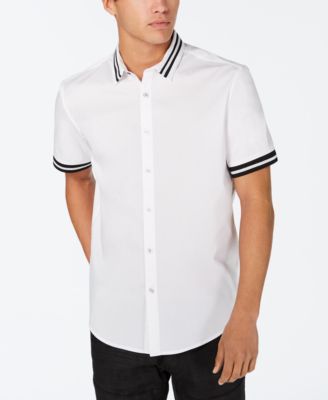 macys mens button down short sleeve shirts