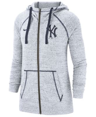 yankees women's zip hoodie