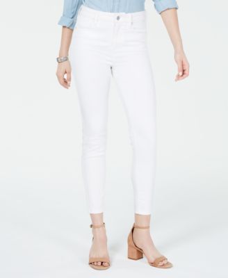 mid rise ankle skinny celebrity pink