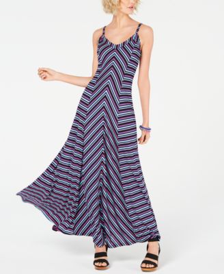 INC Striped Maxi Dress, Created 