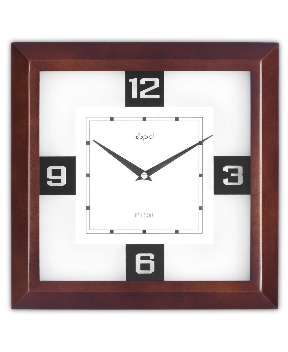 Opal Clocks Clock, Aluminium Black Dial   Clocks   for the home   