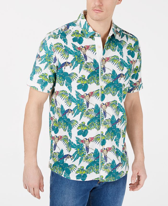 Tommy Bahama Men's Parrot Hawaiian Shirt & Reviews - Casual Button-Down ...