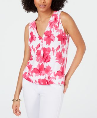 macy's inc sleeveless tops