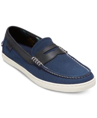 cole haan loafers blue