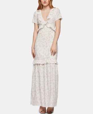 bcbgeneration ruffle maxi dress