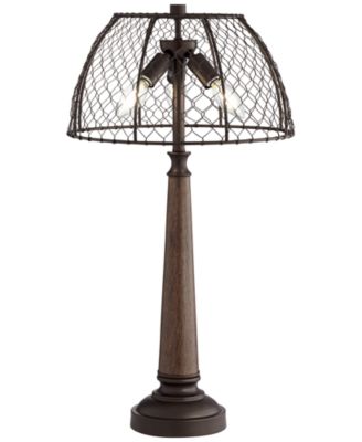 chicken wire table lamp