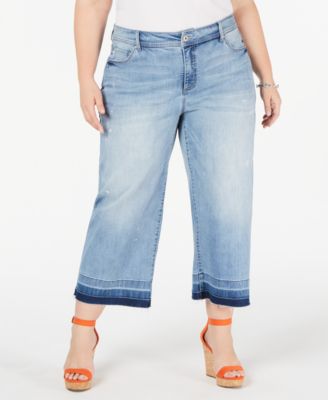 culotte jeans plus size