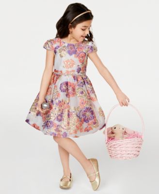 girls floral print dress