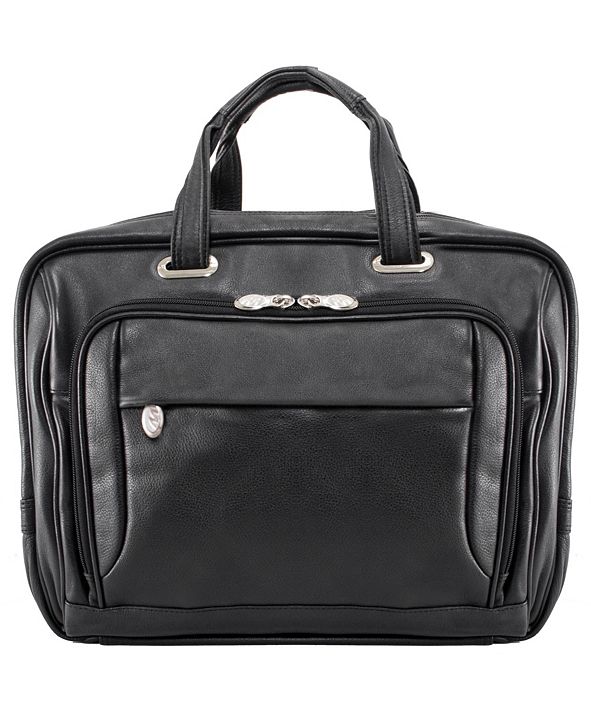 McKlein West Loop Expandable Double Compartment Briefcase & Reviews