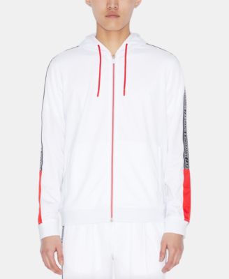 armani exchange zip up hoodie