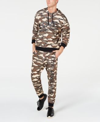 moschino camo hoodie