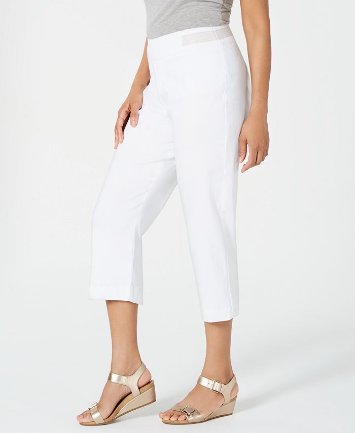 petite capris macy's